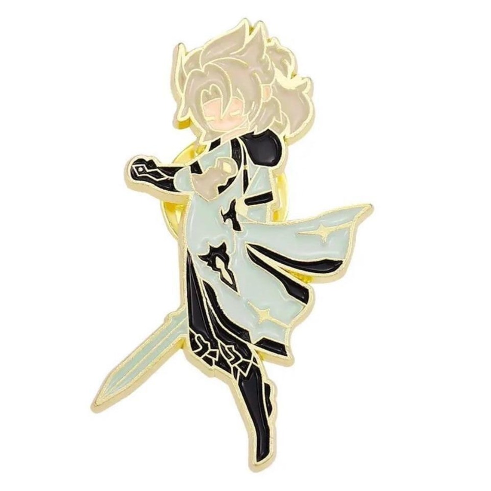 Genshin Impact Albedo Pin anime collectible New! Enamel Pin